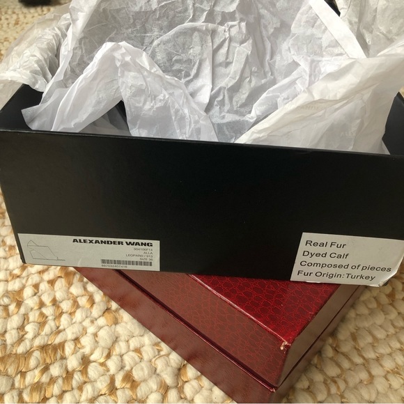 Alexander Wang Alla Leopard Wedge 36 - Picture 4 of 8